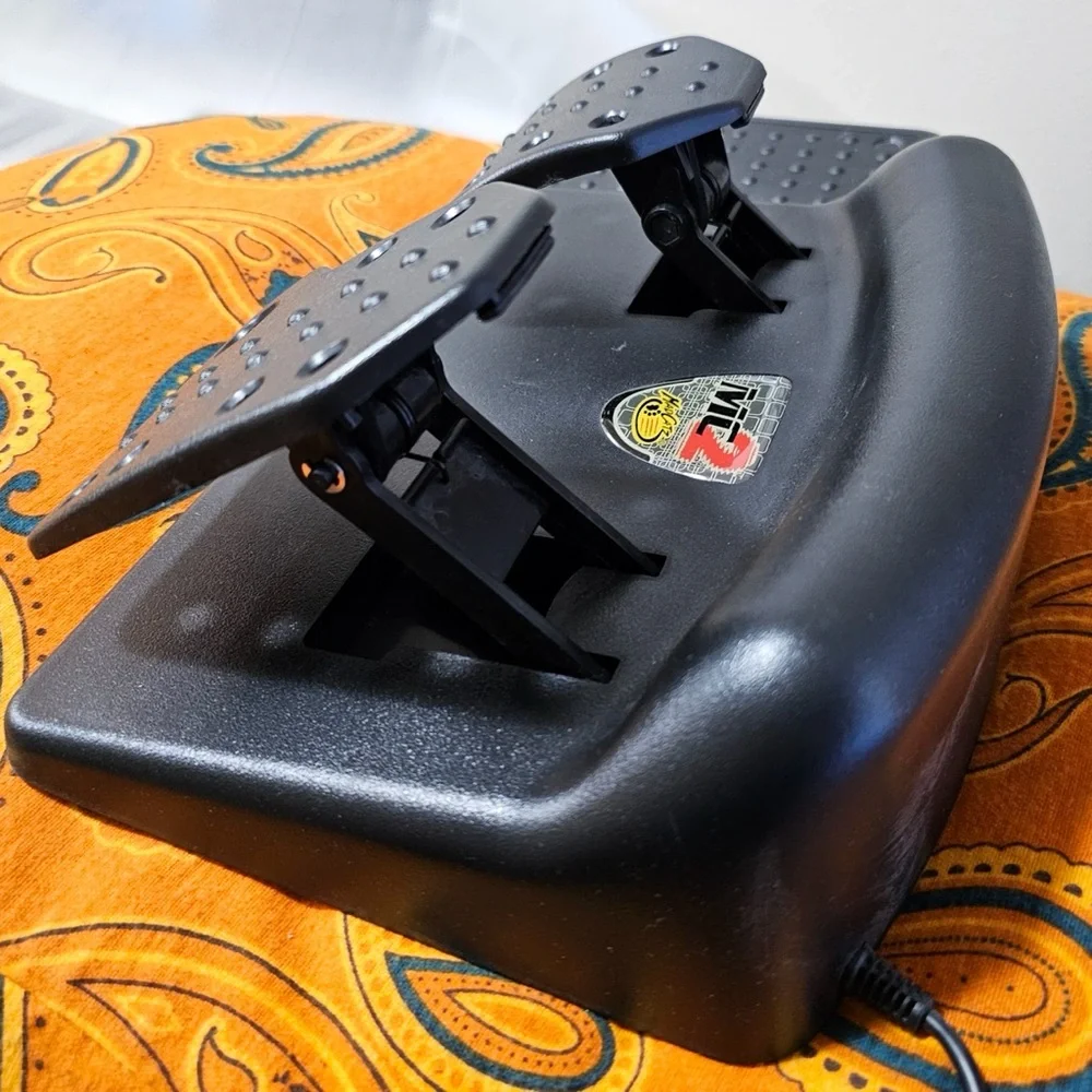 MadCatz MC2 Racing Wheel & Pedals for 1ST-Gen XBox, PS1, GameCube - EUC, TESTED